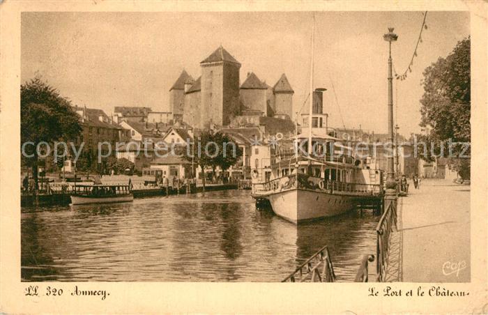 Annecy Haute-Savoie Le Port et le Chateau
