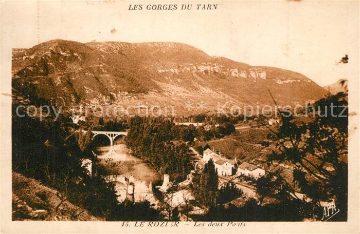 Le Rozier Panorama et les deux ponts
