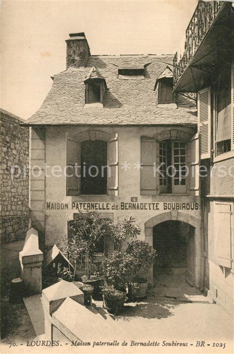 Lourdes Hautes Pyrenees Maison paterelle de Bernadette Soubirous
