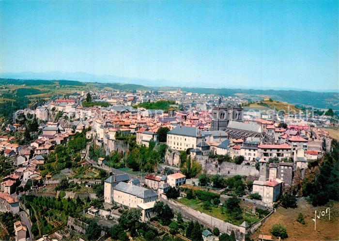 Saint-Flour Cantal Vue aérienne Collection Couleurs et Lum