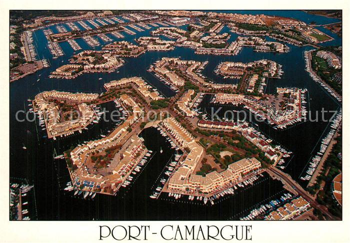 Port Camargue Vue aérienne