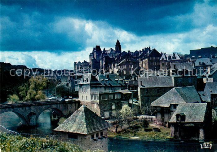 Uzerche Vue Generale Pont sur la Vézère