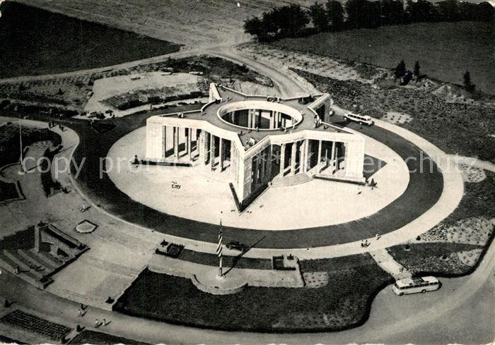 Bastogne Wallonie Mémorial aux Américains Mardasson vue aérienne