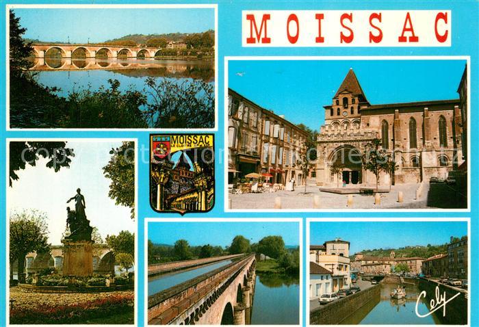 Moissac Eglise Abbatiale Pont Napoléon Jardin a