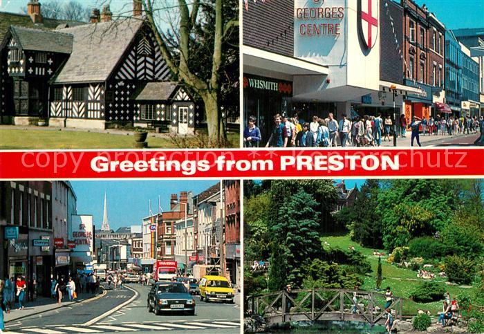 Preston Lancashire Samlesbury Hall Friargate Fishergate Avenham Park