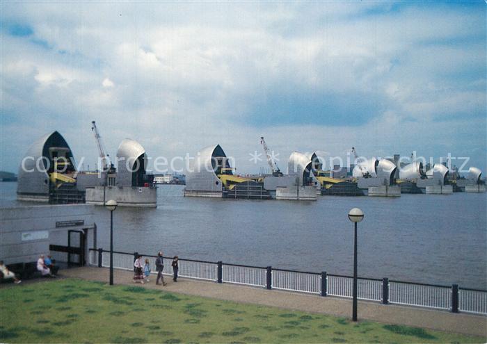 Woolwich Common Thames Barrier Wehr zum Schutz der Stadt Chronik