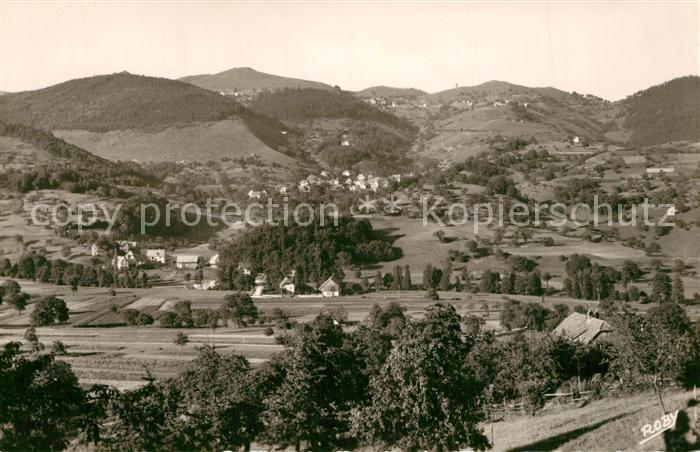 Munster Haut Rhin Elsass La Vallee de Munster Vue sur Hohrod et Hohrodberg