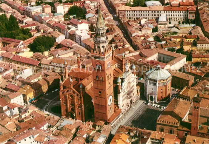 Cremona Duomo e Battistero Torrazzo di F Pecorari Fliegeraufnahme