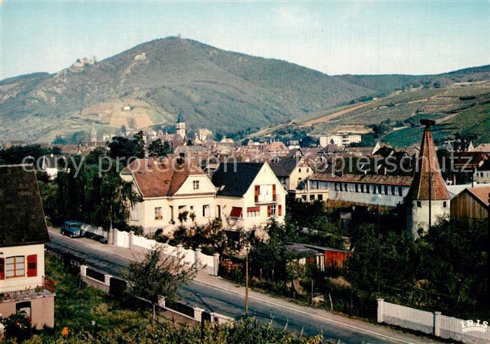 Ribeauville Haut Rhin Elsass La ville que dominent ses trois chateaux St Ulrich