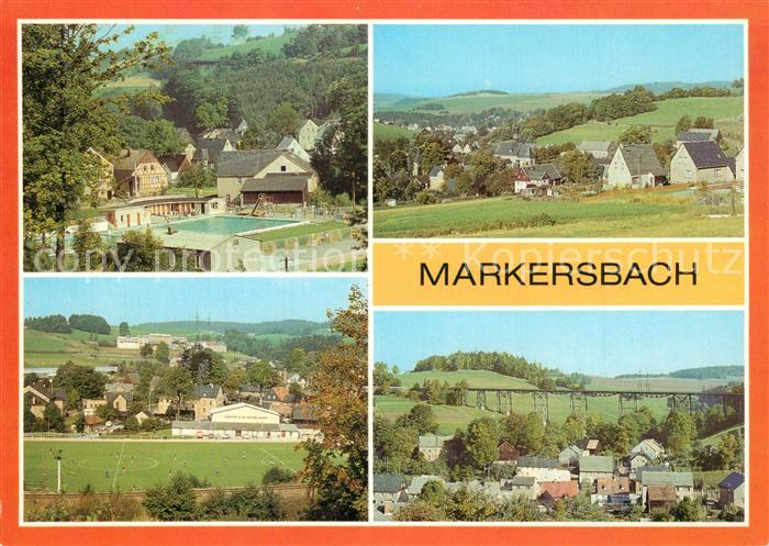 Markersbach Bahratal Freibad Panorama Sportzentrum am Pumpspeicherwerk Teilansic