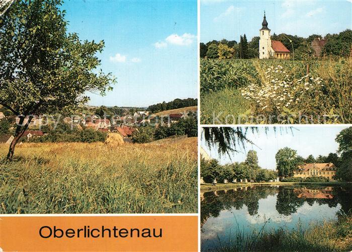 Oberlichtenau Lausitz Teilansicht Kirche Schloss