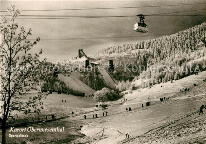 Oberwiesenthal Erzgebirge Sportgelaende Seilbahn
