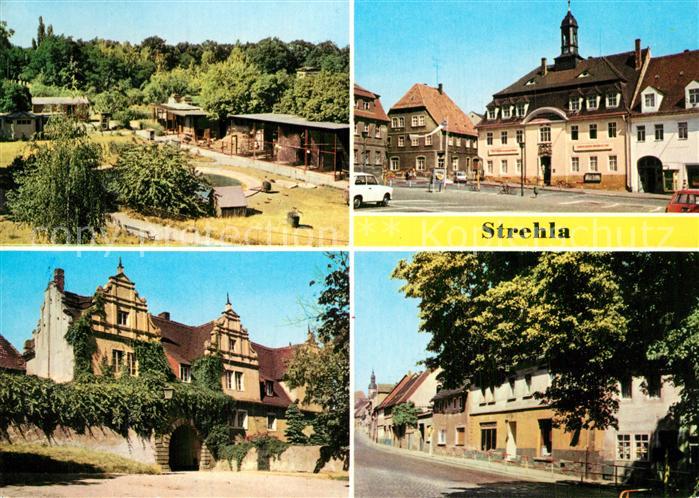 Strehla Rathaus Schlosseingang Hauptstrasse