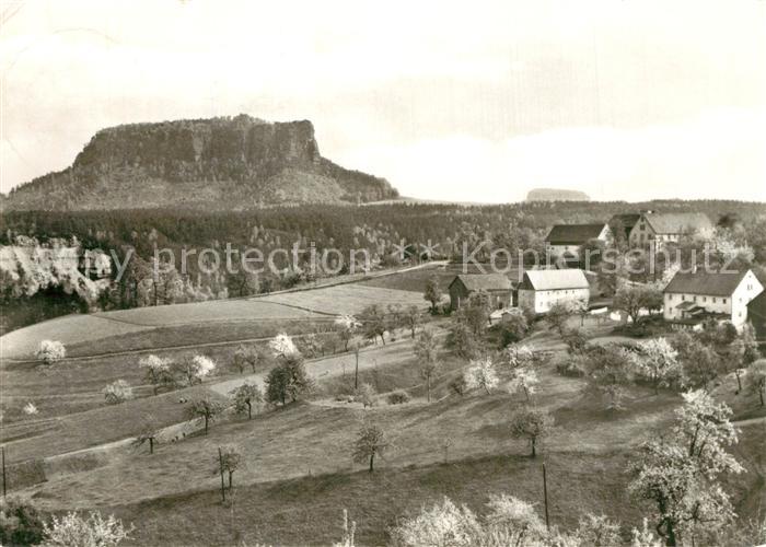 Weissig Freital mit Lilienstein