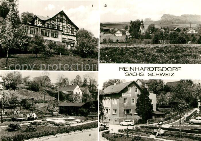 Reinhardtsdorf-Schoena Hotel Wolfsberg Blick zum Falkenstein und Schrammelsteinm