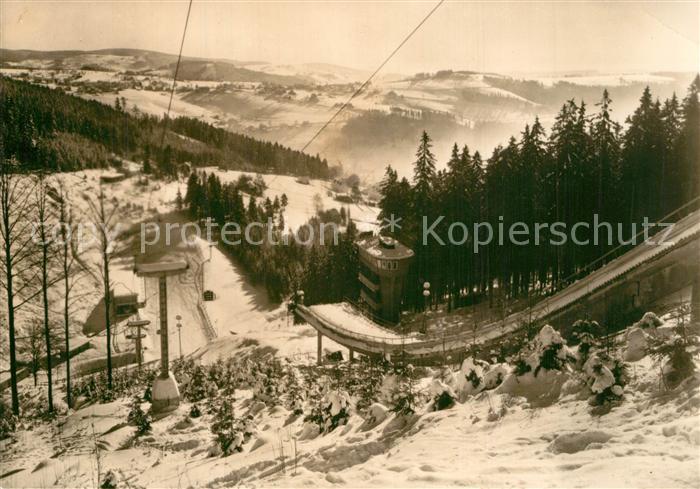 Klingenthal Vogtland Grosse Aschbergschanze Panorama