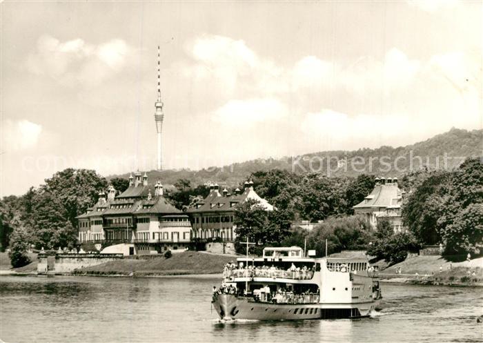 Pillnitz Fahrgastschiff Fernsehturm