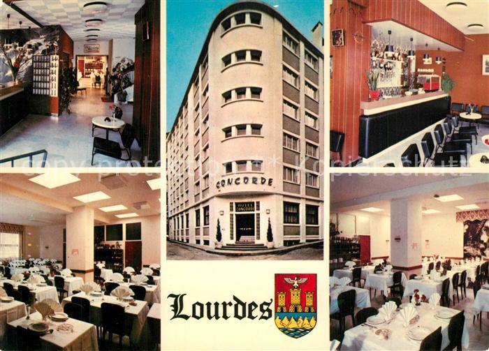 Lourdes Hautes Pyrenees Hotel Concorde Rue-Saint-Felix Rue du Calvaire