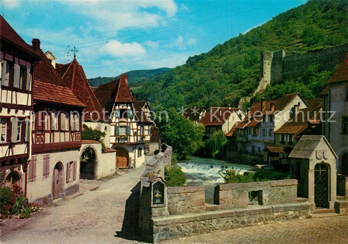 Kaysersberg Haut Rhin Rue de L_Oberhof et le Weiss