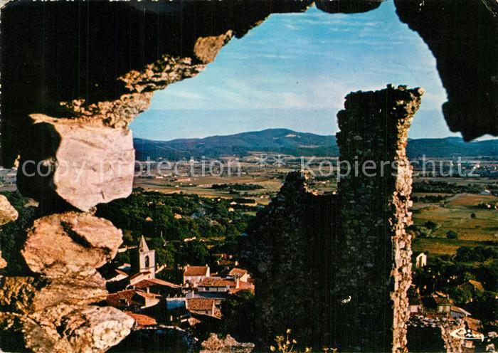 Grimaud Le Clocher depuis le Chateau
