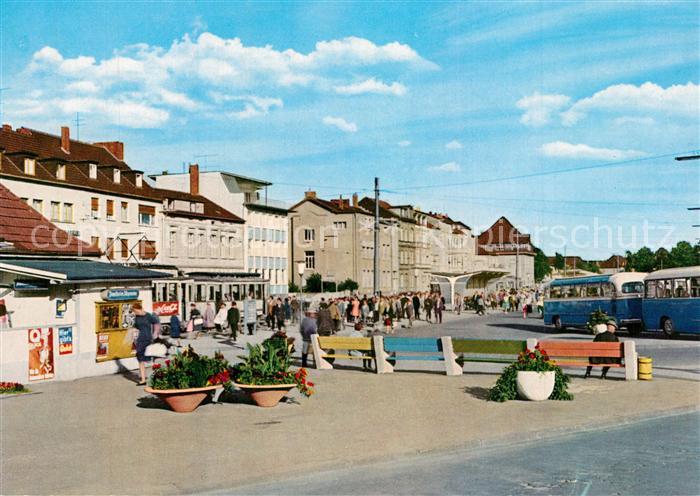 Siegburg Wilhelmstrasse mit Bus-Bahnhof