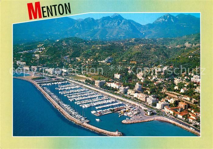 Menton Alpes Maritimes Fliegeraufnahme Port de Garavan
