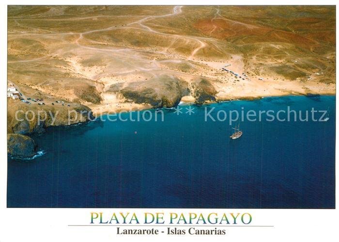 Playa de Papagayo Fliegeraufnahme