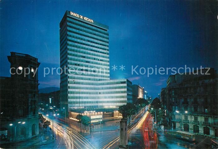 Bilbao Espana Plaza Espana y Banco de Vizcaya