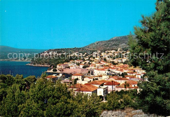 Pylos Pilos Greece Panorama