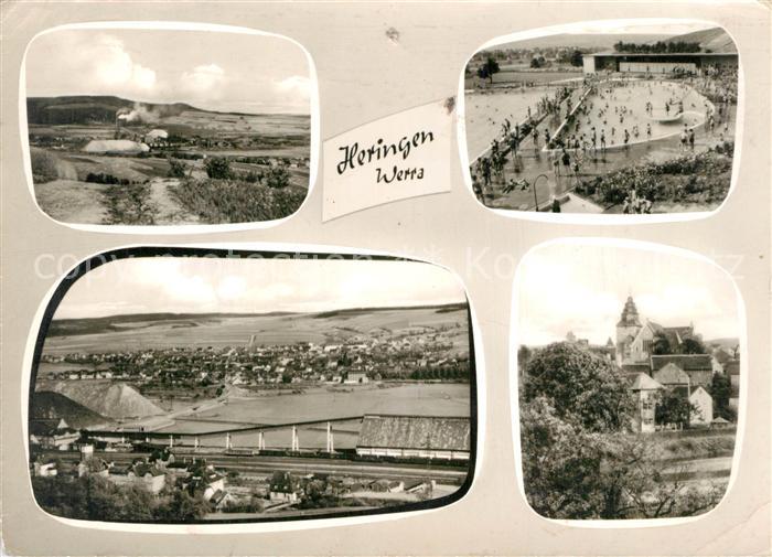 Heringen Werra Panorama Schwimmbad Kirche