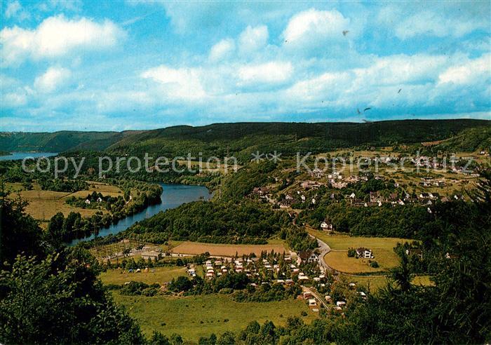 Hasenfeld Panorama mit Rursee