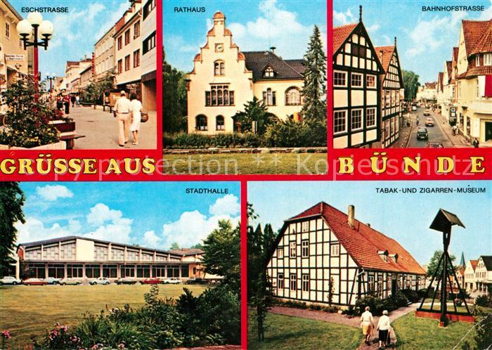 Buende Westfalen Eschstrasse Rathaus Bahnhofstrasse Stadthalle Tabak und Zigarre