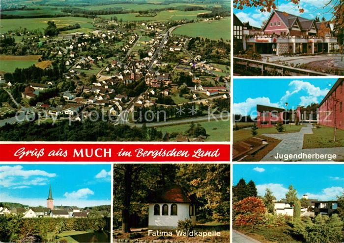 Much Fliegeraufnahme Kirche Fatima Waldkapelle Jugendherberge