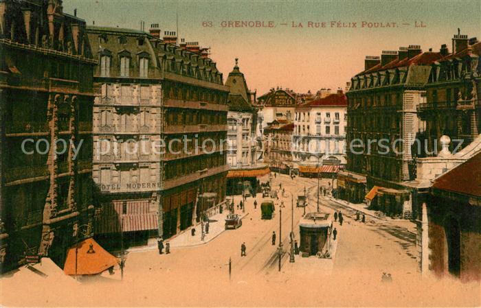 Grenoble Rue Félix Poulat