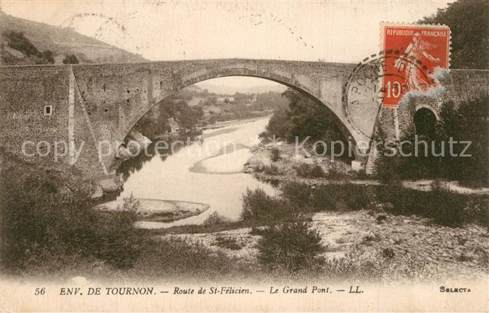 Tournon-sur-Rhone Route de Saint Félicien Grand Pont