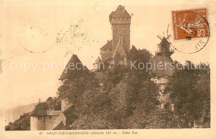 Haut-Koenigsbourg Hohkoenigsburg Côté Est