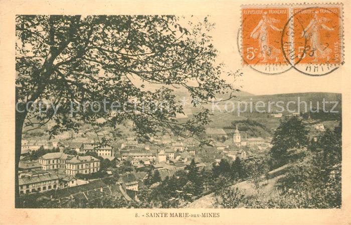 Sainte-Marie-aux-Mines Haut Rhin Panorama