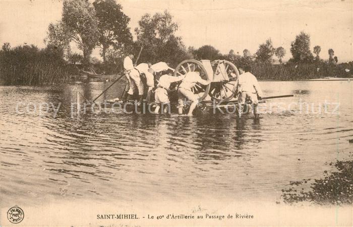 Saint-Mihiel Le 40e d_Artillerie au Passage de Riviè