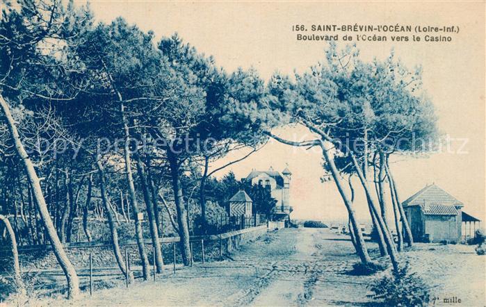 Saint-Brevin-l Ocean Loire Atlantique Boulevard de l'Océan vers le casino