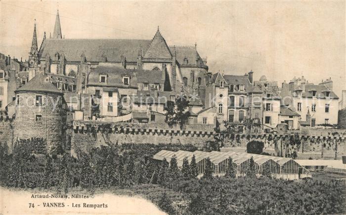Vannes 56 Les remparts Eglise