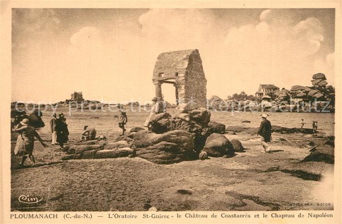 Ploumanach Oratoire Saint Guirec Chateau de Costaérès et Chapeau de Napoléon
