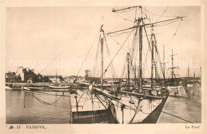 Paimpol Le Port Bateaux Voiliers