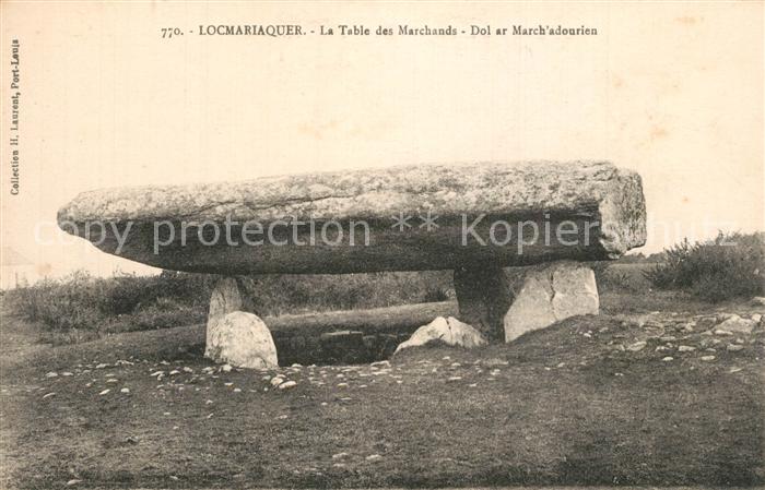 Locmariaquer La Table des Marchands Dol ar March'hao