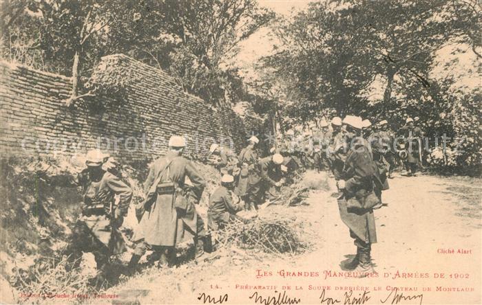 Toulouse Haute-Garonne Les grandes manoeuvres d_armées en 1902