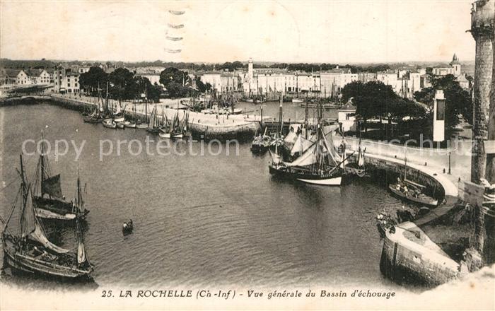 La Rochelle Charente-Maritime Vue Generale du Bassin d échouage