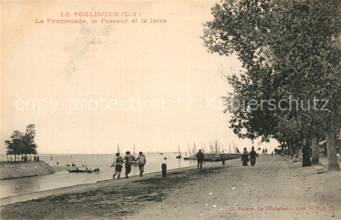 Le Pouliguen Promenade Passeur et Jetée