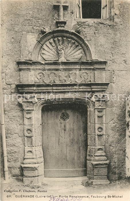 Guerande Porte Renaissance Faubourg Saint Michel