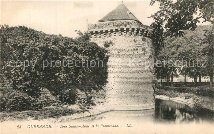Guerande Tour Sainte Anne et Promenade