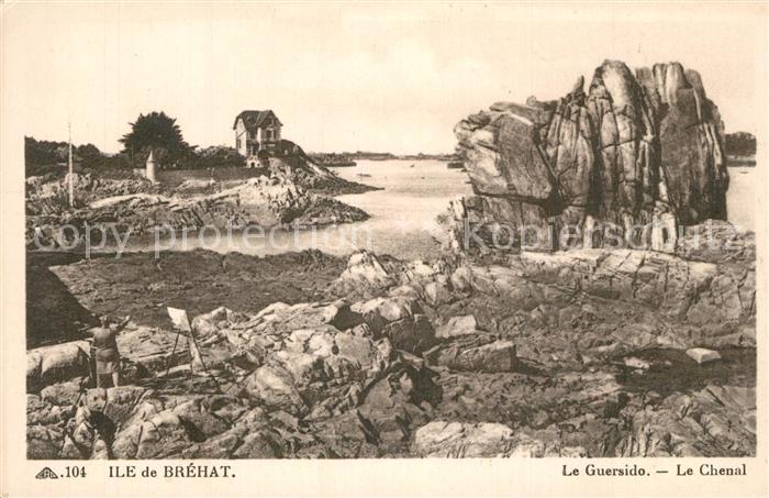Ile-de-Brehat Le Guersido le chenal