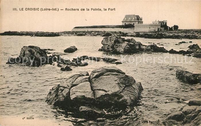 Le Croisic Rochers de la Pointe le Fort
